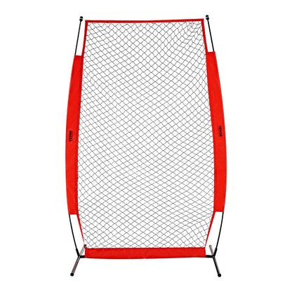 I-Screen Baseball für Batting Cage, 2,1 x 1,2 m Baseball- und Softball-Sicherheitsscreen, tragbarer Batting Screen mit Körperschutz, Tragetasche und Bodenpfählen, Baseball-Pitching-Netz zum Schutz der Pitcher