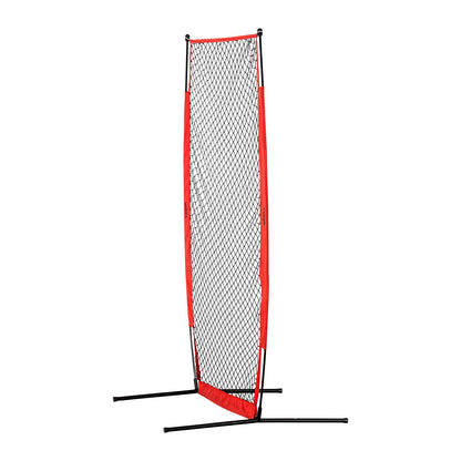 I-Screen Baseball für Batting Cage, 2,1 x 1,2 m Baseball- und Softball-Sicherheitsscreen, tragbarer Batting Screen mit Körperschutz, Tragetasche und Bodenpfählen, Baseball-Pitching-Netz zum Schutz der Pitcher