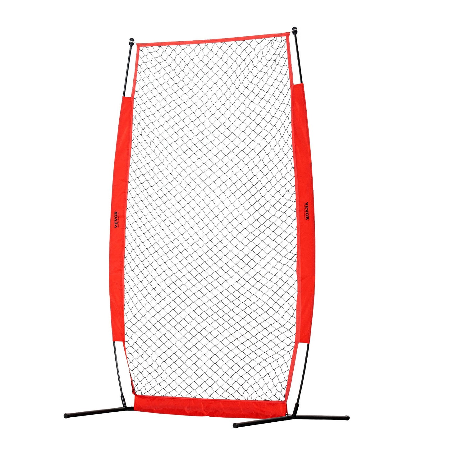 I-Screen Baseball für Batting Cage, 2,1 x 1,2 m Baseball- und Softball-Sicherheitsscreen, tragbarer Batting Screen mit Körperschutz, Tragetasche und Bodenpfählen, Baseball-Pitching-Netz zum Schutz der Pitcher