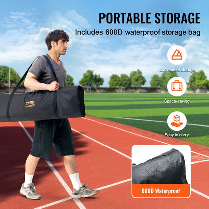 I-Screen Baseball für Batting Cage, 2,1 x 1,2 m Baseball-Softball-Sicherheitsscreen, tragbarer Batting Screen mit Körperschutz, Tragetasche und Bodenpfählen, robustes Pitching-Netz zum Schutz der Pitcher