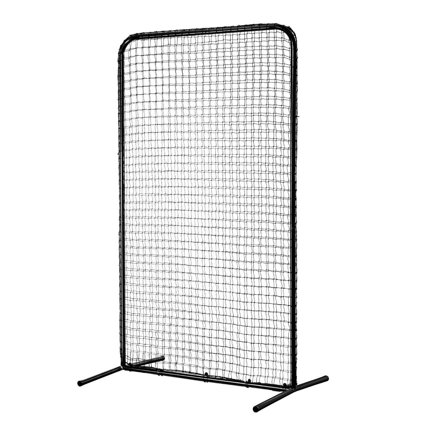 I-Screen Baseball für Batting Cage, 2,1 x 1,2 m Baseball-Softball-Sicherheitsscreen, tragbarer Batting Screen mit Körperschutz, Tragetasche und Bodenpfählen, robustes Pitching-Netz zum Schutz der Pitcher