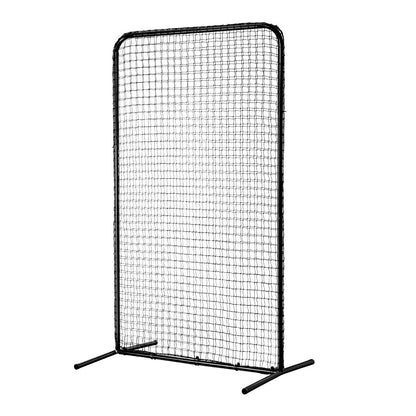 I-Screen Baseball für Batting Cage, 2,1 x 1,2 m Baseball-Softball-Sicherheitsscreen, tragbarer Batting Screen mit Körperschutz, Tragetasche und Bodenpfählen, robustes Pitching-Netz zum Schutz der Pitcher