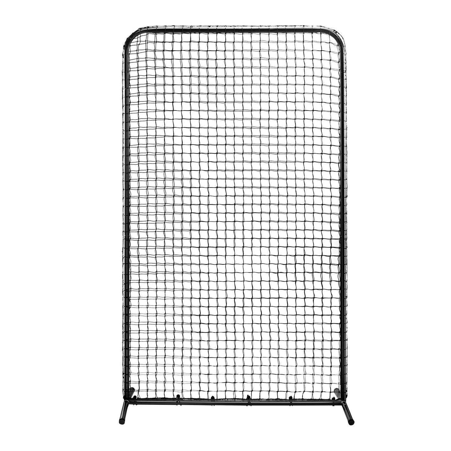 I-Screen Baseball für Batting Cage, 2,1 x 1,2 m Baseball-Softball-Sicherheitsscreen, tragbarer Batting Screen mit Körperschutz, Tragetasche und Bodenpfählen, robustes Pitching-Netz zum Schutz der Pitcher