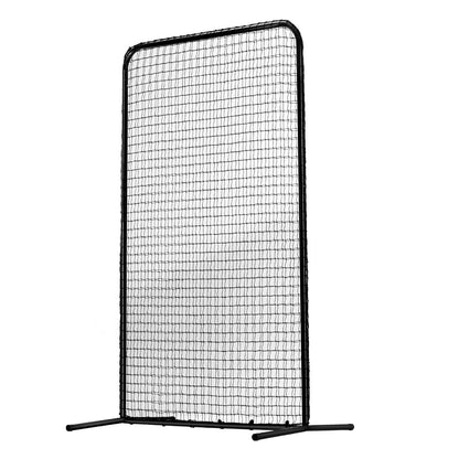 I-Screen Baseball für Batting Cage, 2,1 x 1,2 m Baseball-Softball-Sicherheitsscreen, tragbarer Batting Screen mit Körperschutz, Tragetasche und Bodenpfählen, robustes Pitching-Netz zum Schutz der Pitcher