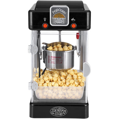 Popcornmaschine Tisch-Popcornmaschine 300W 2,5 oz Schwarz