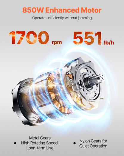 Electric Meat Slicer 850W Commercial Meat Slicer Cutting Machine