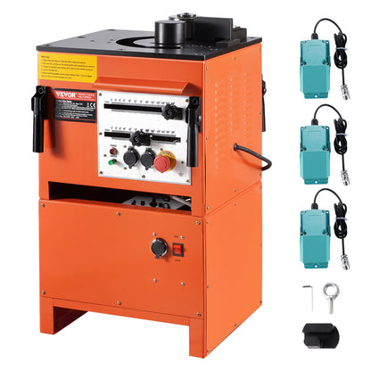 2-in-1 Elektrischer Bewehrungsbieger 1700 W, 3 Winkel bis zu 1 Zoll #8 (4-25 mm)