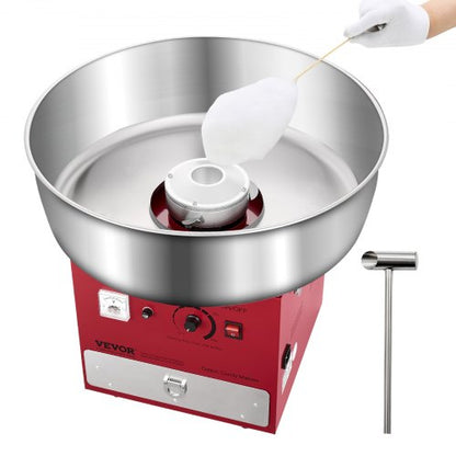 Commercial Cotton Candy Machine Cotton Candy Machine 1000W for Party Red | EU