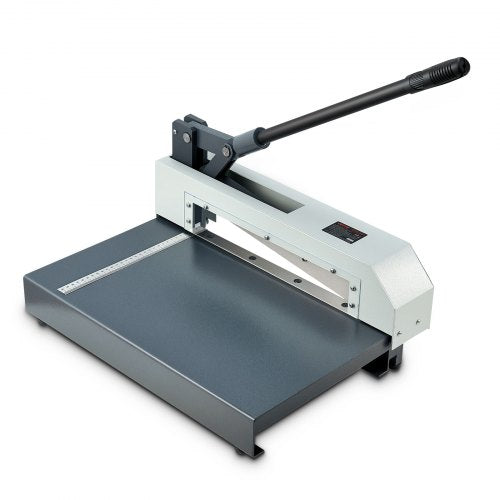 Guillotine Sheet Metal Shear, 12 in Manual Hand Plate Shear, Heavy Duty Metal Plate Cutter Tool, with Solid Steel Frame, High Precision, for Cutting PCB Boards, Aluminum, Steel, Copper, Plastic