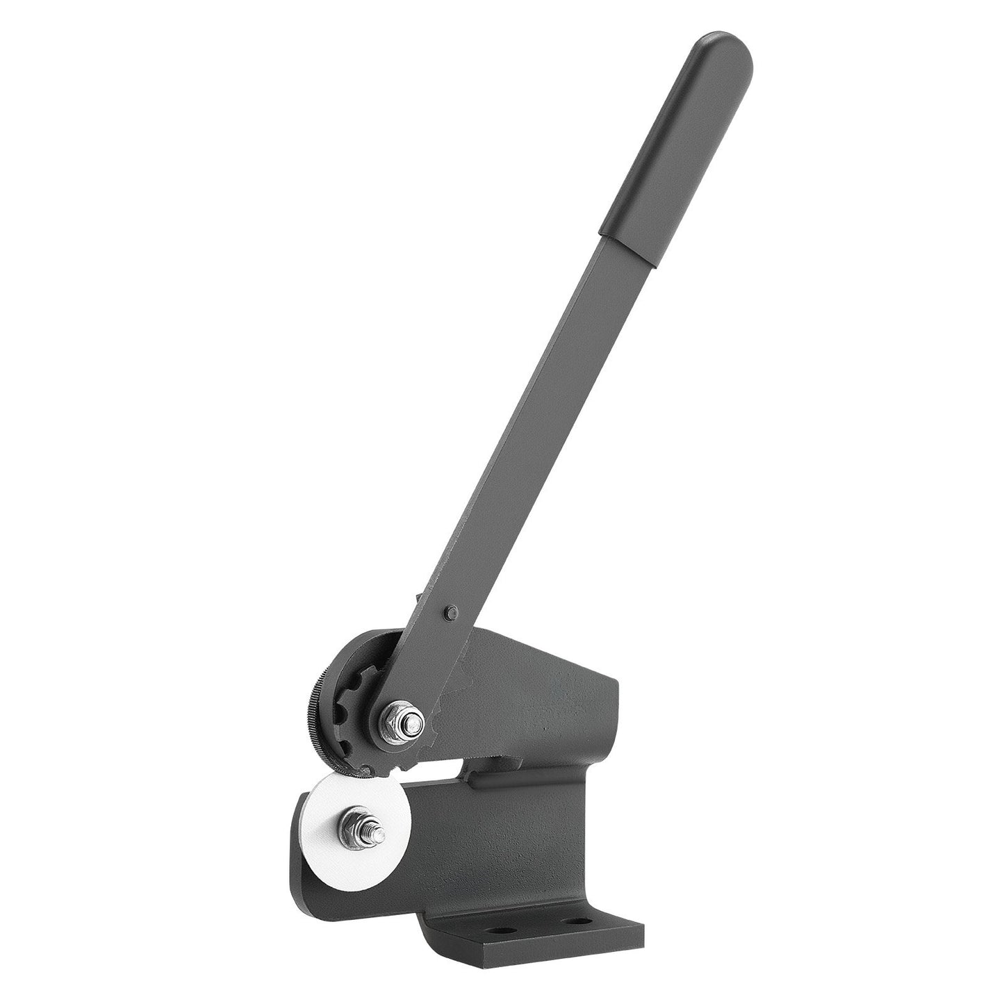 Sheet Metal Shear, Throatless Rotary Hand Shear, 16 Gauge Mild Steel Sheet Cutter with 0.06 in Capacity, with Solid Construction, Mounting Type, for Cutting Steel, Copper, Rebar, and Aluminum