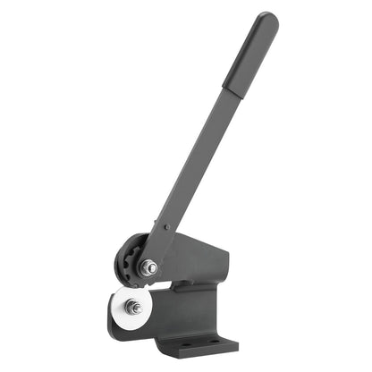 Sheet Metal Shear, Throatless Rotary Hand Shear, 16 Gauge Mild Steel Sheet Cutter with 0.06 in Capacity, with Solid Construction, Mounting Type, for Cutting Steel, Copper, Rebar, and Aluminum
