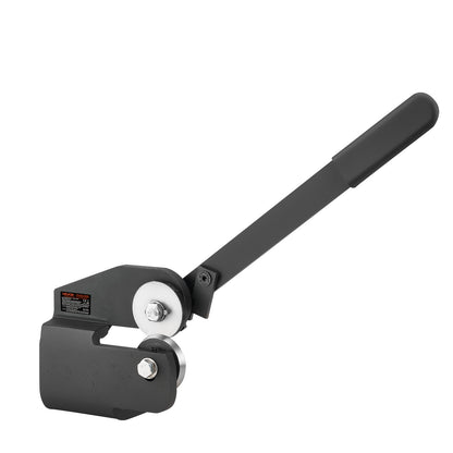 Sheet Metal Shear, Throatless Rotary Hand Shear, 16 Gauge Mild Steel Sheet Cutter with 0.06 in Capacity, with Solid Construction, Mounting Type, for Cutting Steel, Copper, Rebar, and Aluminum