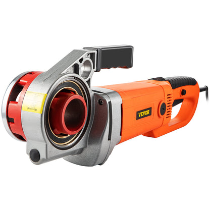Electric pipe threader, 2300W pipe threading machine, powerful handheld drive, 220V pipe threader, portable pipe threader with 6 punches 1/2"-2