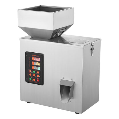Pulverpåfyllningsmaskin, 0,002-0,22lbs/1-100g, Automatisk Intelligent Partikelvägningsmaskin, Flaskpåse Pulverfyllningspartikeldispenser för tefrön Kornpulver Mjölbönor Glitter