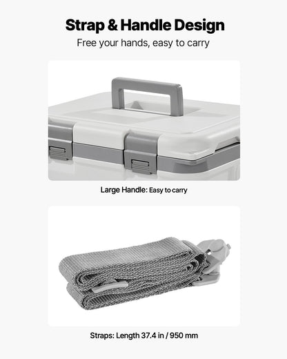 Portable Cooler, 21 QT Hard Cooler with Ice Retention, Heavy-Duty Handles and Strap, Lightweight Rigid Material Insulated Portable Cooler, Suitable for Family Picnics and Short Trips