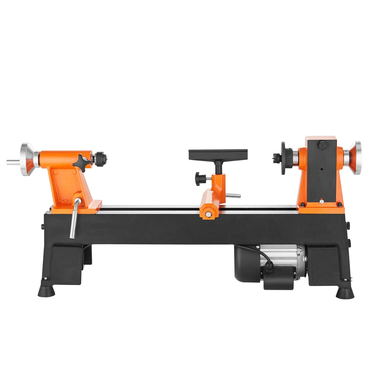 Tabletop Wood Lathe, Dimensions 10x18 inches, Motor Strength 0.5 HP 370W, Offers Wood Crafting with 5 Adjustable Speeds ranging from 780 to 3840 RPM, Includes Rod Injection, Wrenches, Facepla