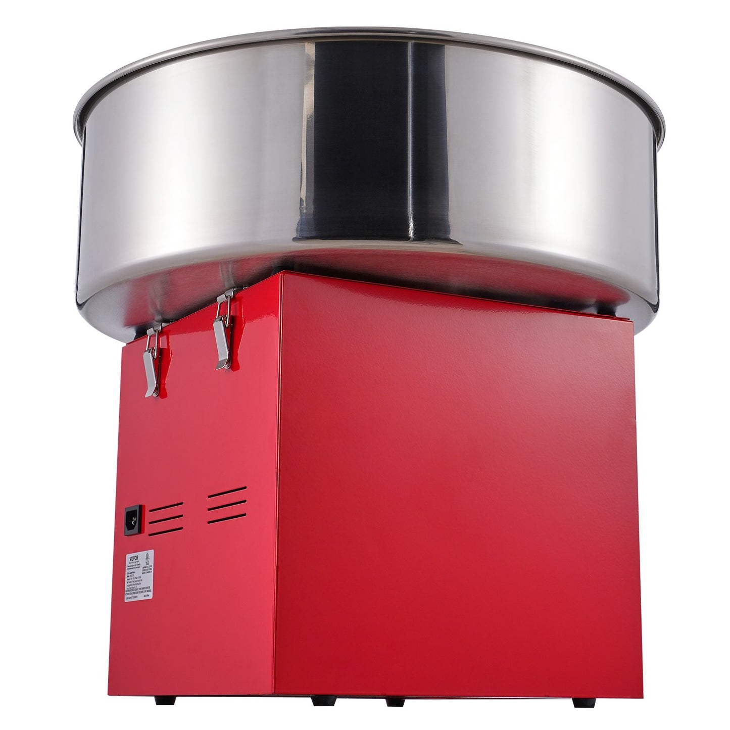 Electric Cotton Candy Machine, 1000W Candy Floss Maker, Commercial Cotton Candy Machine with Stainless Steel Bowl, Sugar Scoop, and Drawer, Perfect for Home Kids Birthday, Family Party, Red