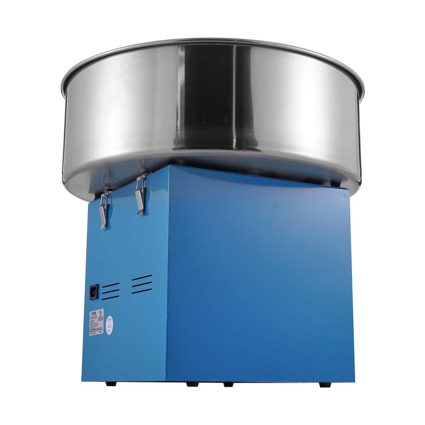 Electric Cotton Candy Machine, 1000W Candy Floss Maker, Commercial Cotton Candy Machine with Stainless Steel Bowl, Sugar Scoop, and Drawer, Perfect for Home Kids Birthday, Family Party, Blue