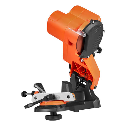 Electric Chainsaw Sharpener, 85W Bench Saw Chain Sharpener 5000RPM, Professional Chainsaw Sharpening Tool with 2 Grinding Wheels for Woodworking, Logging, Gardening