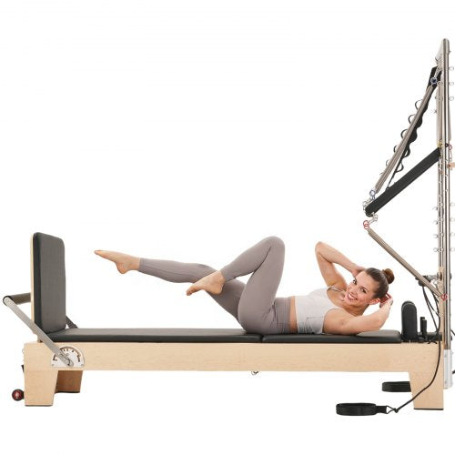 Pilates Reformer Trä Pilatesmaskin Hemmagym Träningsutrustning |  EU