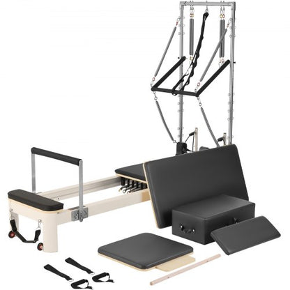 Pilates Reformer Pilates-Maschine Heim-Fitnessgerät mit Widerstand | EU