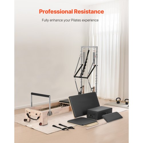 Pilates Reformer Trä Pilatesmaskin Hemmagym Träningsutrustning |  EU