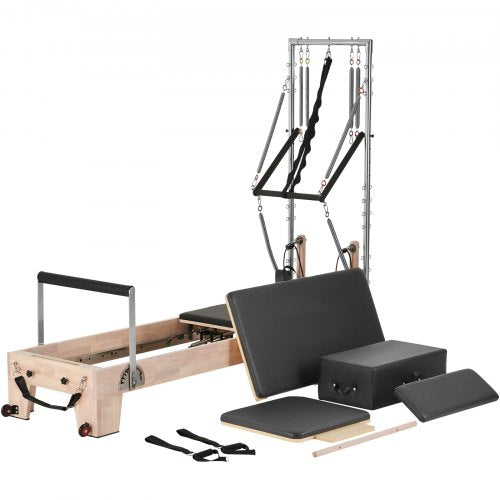 Pilates Reformer Trä Pilatesmaskin Hemmagym Träningsutrustning |  EU