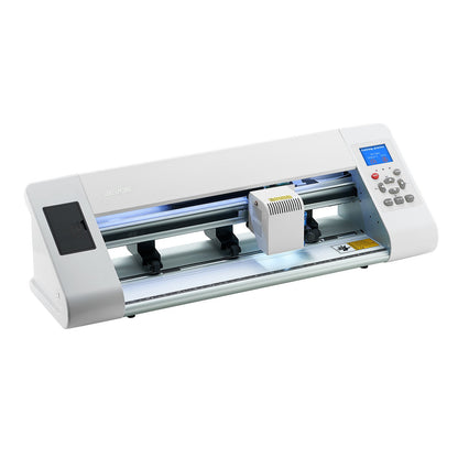 Cutting Machine, Automatic Edge Detection Vinyl Cutter Machine with Design Software and Materials, Compatible with Multiple File Formats, for Creating Customized DIY Crafts, Cards, Stickers