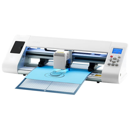Cutting Machine, Automatic Edge Detection Vinyl Cutter Machine with Design Software and Materials, Compatible with Multiple File Formats, for Creating Customized DIY Crafts, Cards, Stickers