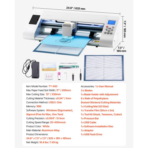 Skärmaskin Vinylskärmaskin Automatisk kantdetektering Justerbar