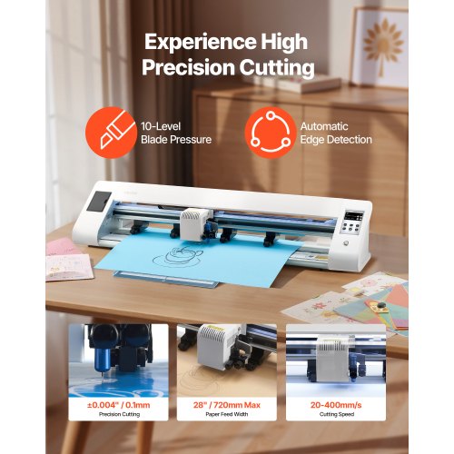 Schneidemaschine Vinyl-Schneidemaschine Automatische Kantenerkennung 2-Klingen-Typ