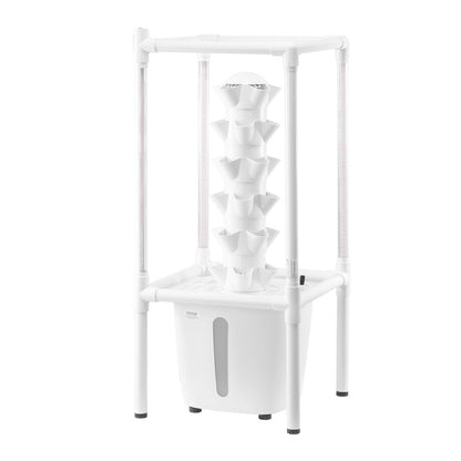 Hydroponic odlingssystem med Grow Light 30 Pods Hydroponic Tower Garden