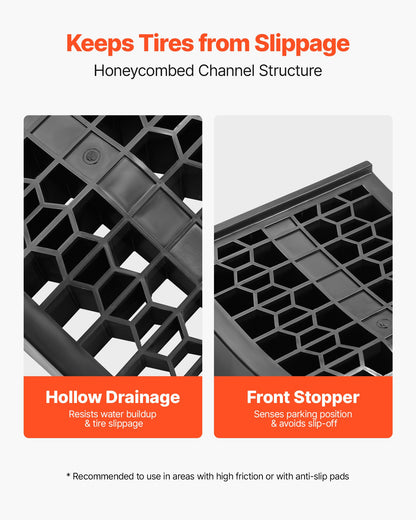 Car Ramps, 2 PCS 20000 lbs GVW Capacity, 2.6 in Lift Height, Portable Low Profile Car Service Ramps for Home Garage Maintenance & Oil Changes, Heavy Duty for Low Chassis Vehicle & Support Jack