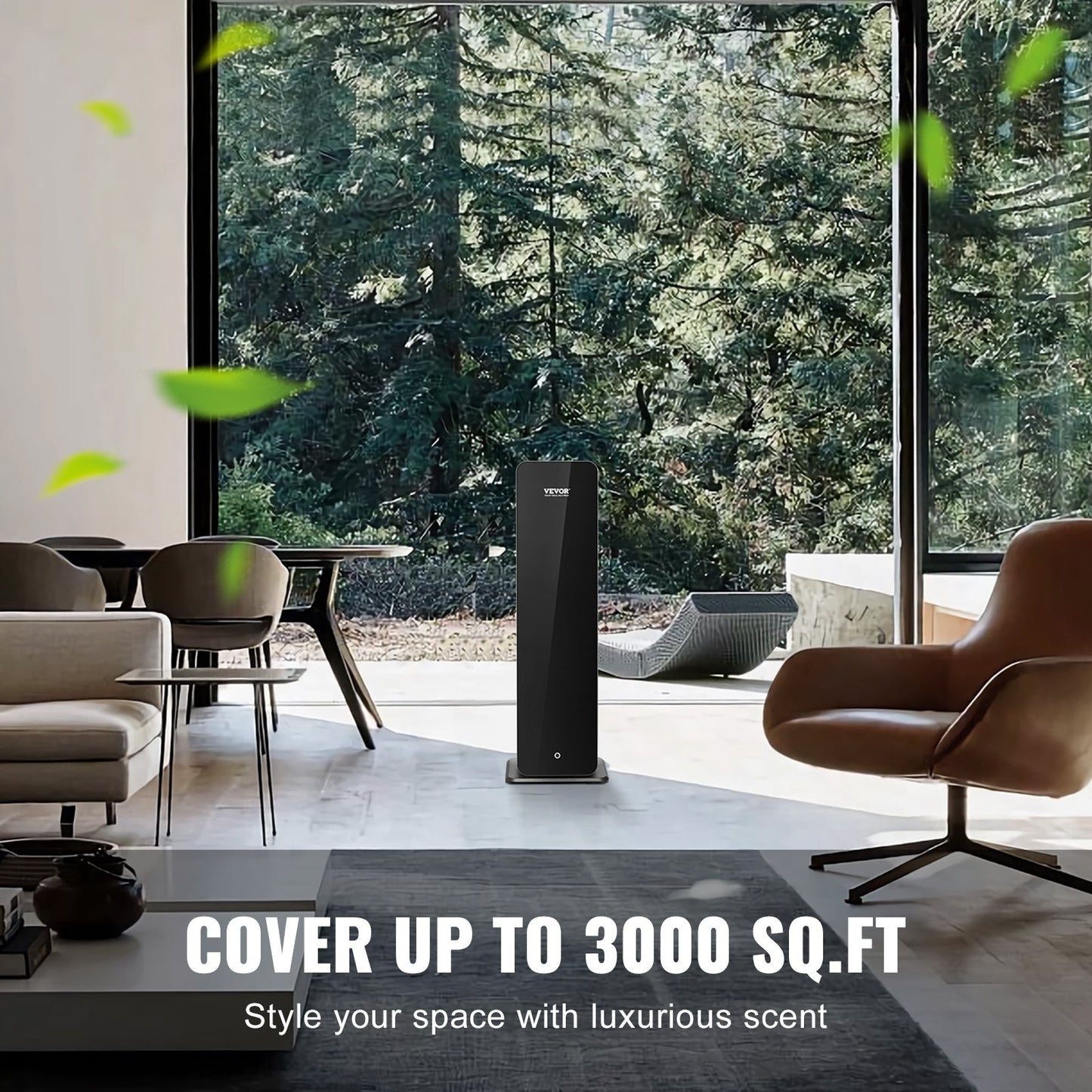 Scent Air Machine for Home, 950ml Bluetooth Smart Cold Air Diffuser, 3000sq.ft Waterless Essential Oil Scent Air Diffuser, Floor Standing Aromatherapy Machine for Large Room, Office, Hotel