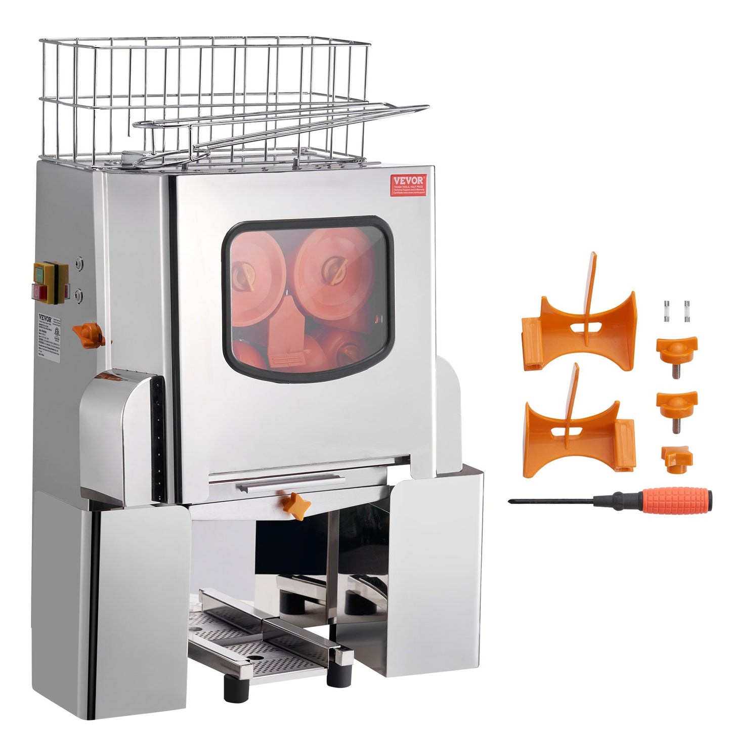 Commercial Orange Juicer Machine 120W Stainless Steel Press Extractor