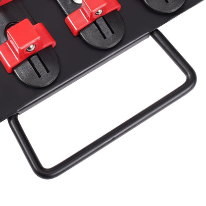 Tragbares Steckschlüssel-Organizer-Set, 2-teilig, 160 Clips, Steckschlüsselablage aus Stahl, metrisch/SAE