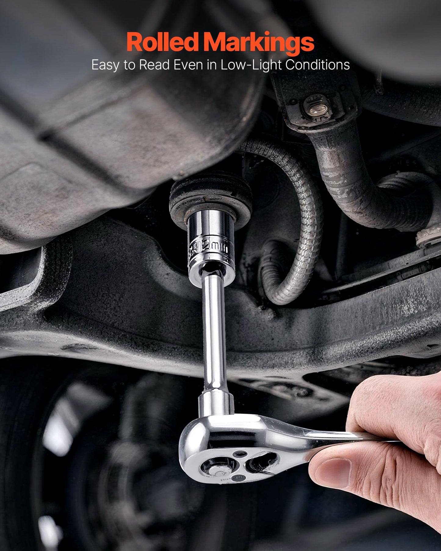 Socket Set, 163 Pieces, 3/8 & 1/4 & 1/2 inch Drive Socket Tool Set, SAE and Metric, Deep and Standard, Mechanic Tool Kit with Storage Case, Chrome Plated CR-V Alloy Steel, for Automotive Repair