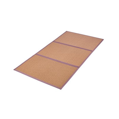 Japanese Tatami Mat, 80 x 39 in Foldable Handwoven Natural Rattan Tatami Mat, Non-Slip & Easily Cleaned Japanese Tatami Floor Mat, Summer Breathable Sleeping Mat for Meditation Yoga Relaxation