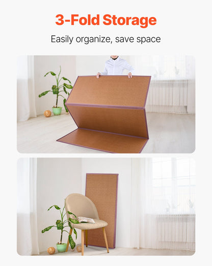 Japanese tatami mat 80 x 55 in foldable tatami mattress made of natural rattan