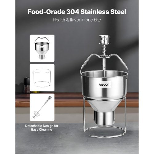 Donut Depositor Manual Donut Dropper Hopper Dispenser in Stainless Steel | EU