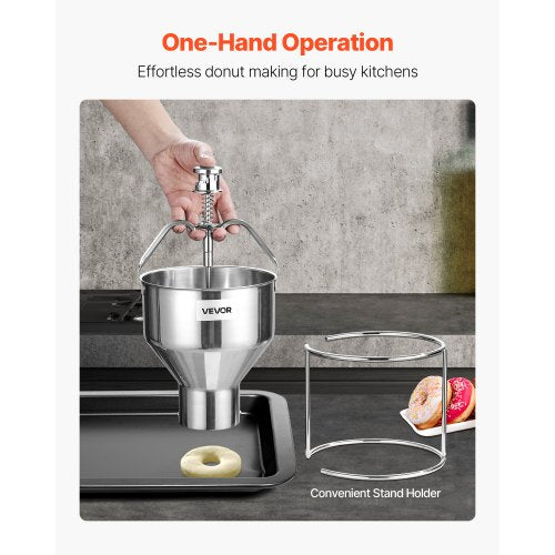 Donut Depositor Manual Donut Dropper Hopper Dispenser in Stainless Steel | EU