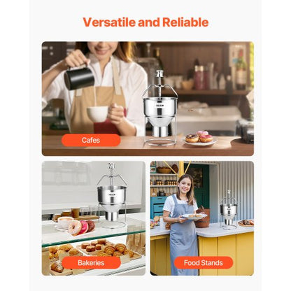 Donut Depositor Manual Donut Dropper Hopper Dispenser in Stainless Steel | EU