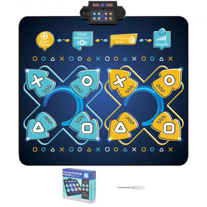 Dance Mat for Kids Dance Pad Toys Two Player Gift for 3+ Year Old Girls