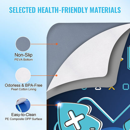 Dansmatta för barn Dansmatta Leksaker Två spelare present för 3+ år gamla flickor