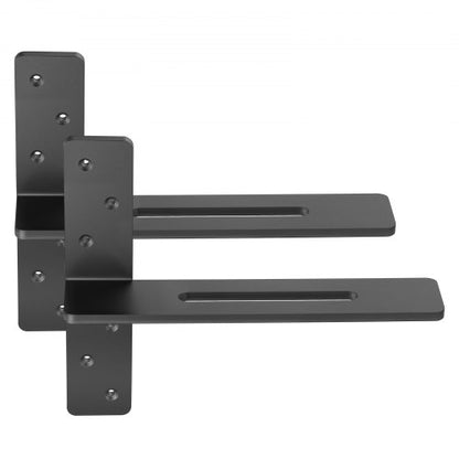 2 Regalhalterungen 14 Zoll / 355,6 mm Hochleistungs-Schweberegalhalterungen