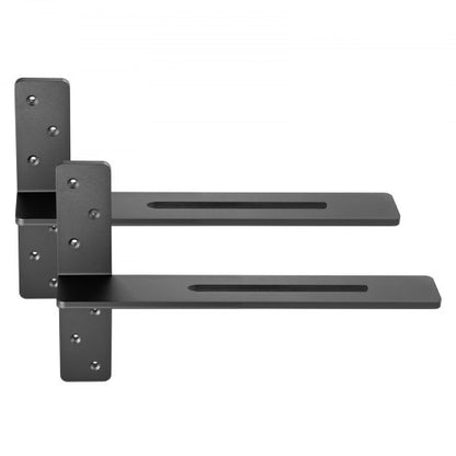 2 Regalhalterungen 18 Zoll / 457,2 mm Hochleistungs-Schweberegalhalterungen