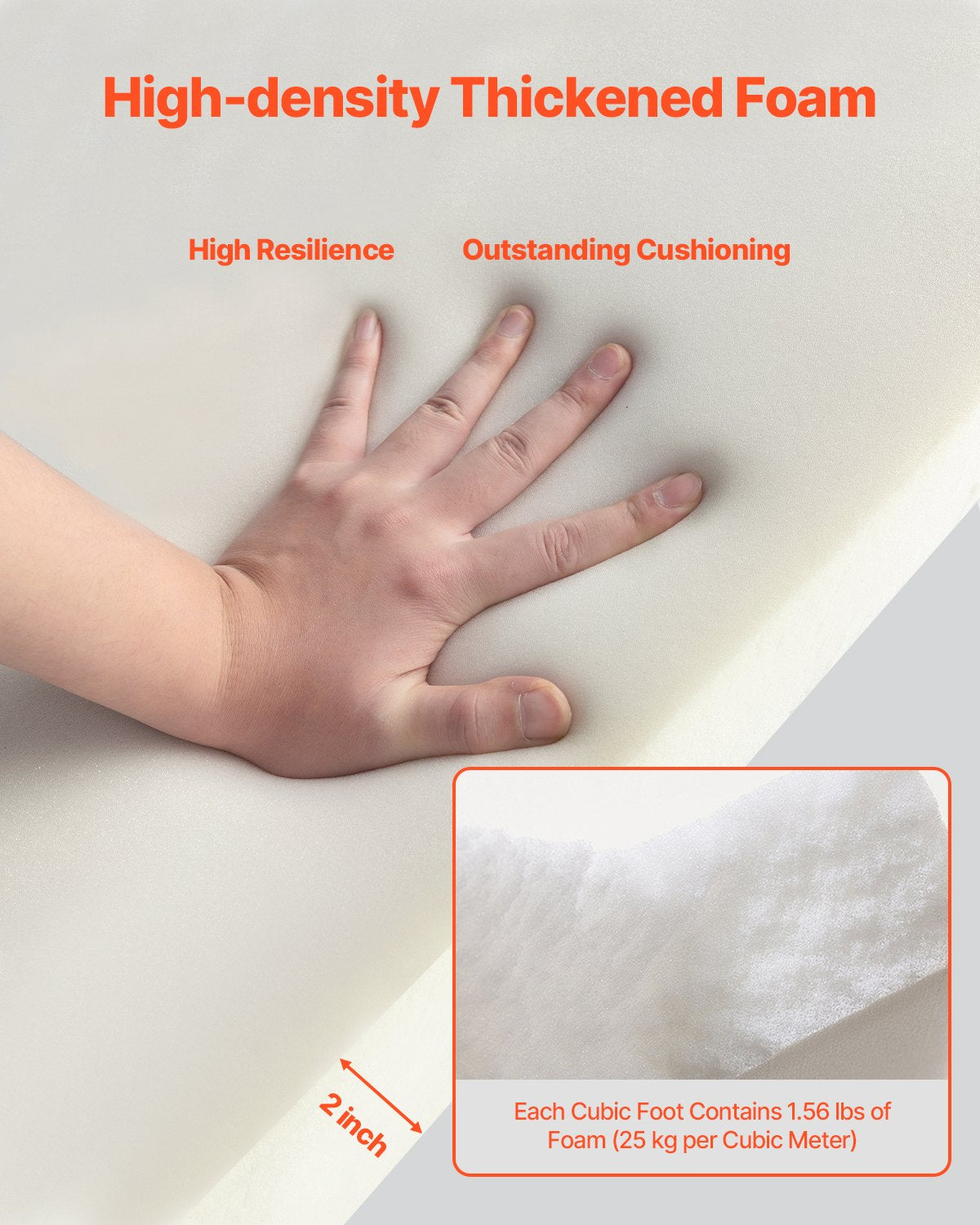 163 cm Basket Pole Pad Tålig stoppning i alla väder 18x18 i fyrkantig stolpe