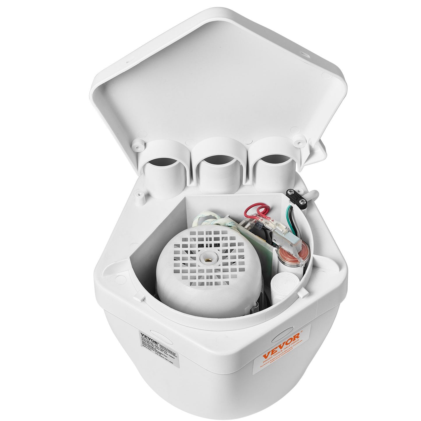 Utility Sink Pump Tvätt Sink Drän Pump System 200W 1500GPH 18ft Head 1-1/2" Utlopp Lågt dräneringsuttag Korrosionsbeständigt Lågt ljud för villakällare, tvättmaskiner, mångsidiga diskbänkar och barer