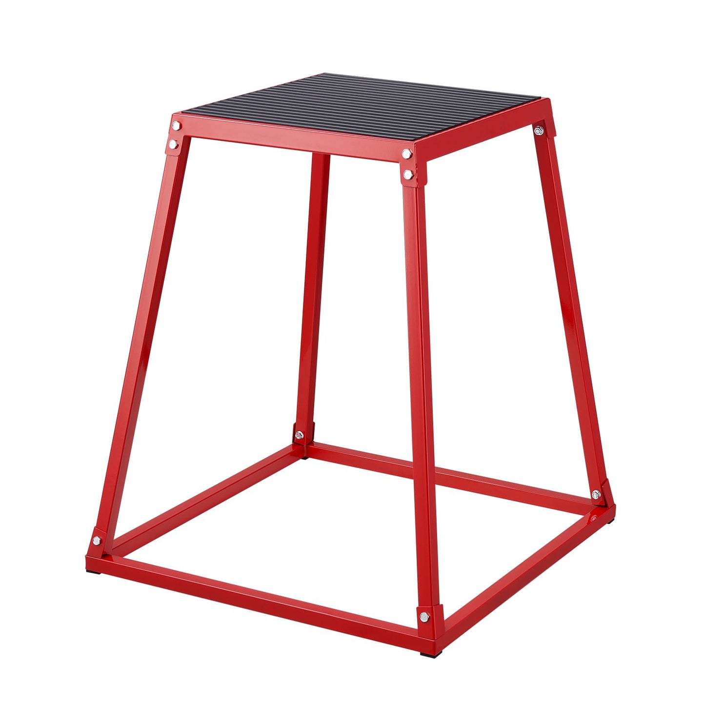Plyometric Jump Boxes, 12/18/24/30 tums Plyo Box, Platform and Jumping Agility Box, Anti-Slip Fitness Exercise Step Up Box Set för hemmagymträning, konditionsstyrketräning, röd