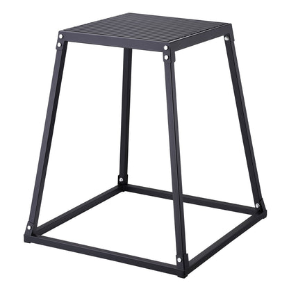 Plyometric Jump Boxes, 12/18/24/30 tums Plyo Box, Plattform och Jumping Agility Box, Anti-Slip Fitness Exercise Step Up Box Set för hemmagymträning, konditionsstyrketräning, svart